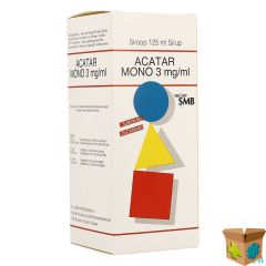 ACATAR MONO 3MG/ML SIROOP 125ML