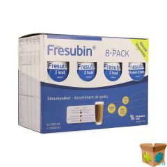 FRESUBIN 8-PACK DRINK ASSORTIMENT FL 8X200ML