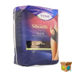 TENA SILHOUETTE PLUS NOIR HIGH WAIST L 8 703082