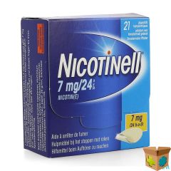 NICOTINELL 7MG/24H PLEISTER TRANSDERMAAL 21
