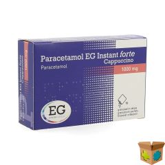 PARACETAMOL EG INST.FORTE 1G CAPPUCCINO ZAKJE 10