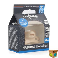DIFRAX FOPSPEEN NATURAL NEWBORN UNI/PURE ROZE/BLOS