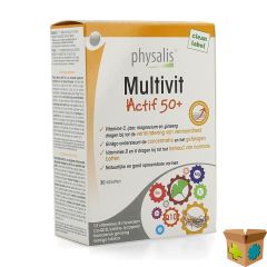 PHYSALIS MULTIVIT ACTIF 50+ COMP 30