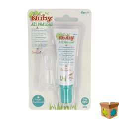 NUBY CITROGANIX TAND & TANDVLEESGEL VINGER 20G