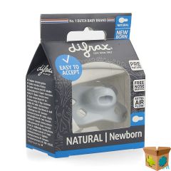 DIFRAX FOPSPEEN NATURAL NEWBORN UNI/PURE BLAUW/ICE