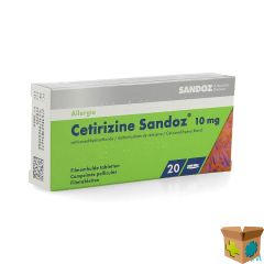 CETIRIZINE SANDOZ 10MG COMP 20 X 10MG
