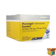 MACROGOL + ELECTR SANDOZ PDR CIROENSMAAK 50X13,7G