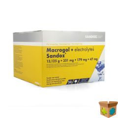 MACROGOL + ELECTR SANDOZ PDR CIROENSMAAK 50X13,7G