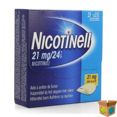 NICOTINELL 21MG/24U PLEISTER TRANSDERMAAL 21