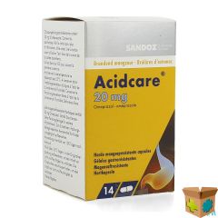 ACIDCARE 20 MG SANDOZ CAPS MAAGSAPRES 14 X 20 MG