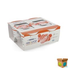 RESOURCE DESSERT GOURMAND AARDBEI 4X125G 12311130