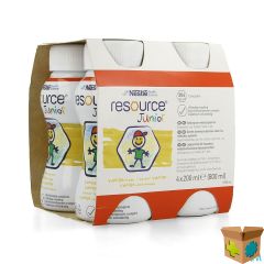 RESOURCE JUNIOR VANILLE NF 4X200ML