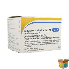 MACROGOL+ELECTROLYTES AB 13,7G PDR OPL ZAKJE 30