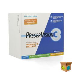 PRESERVISION 3 + VIT D3 CAPS 180