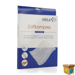 HEKAPRES ZALFKOMPRES 7,5X10CM 6