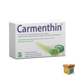 CARMENTHIN 90MG/50MG MAAGSAPRESIST. ZACHTE CAPS 42
