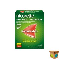 NICORETTE INVISI 15 MG PATCH 14