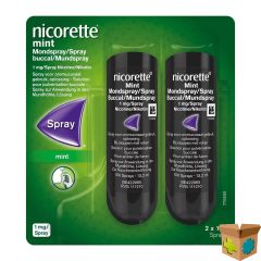 NICORETTE MINT 1MG MONDSPRAY Z/SUIKER 2X150
