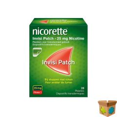 NICORETTE INVISI 25MG PATCH TRANSDERM. 28