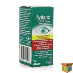 SYSTANE ULTRA OOGDRUPPELS Z/CONSERVEERMIDDEL 10ML