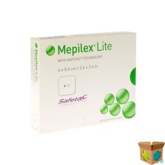 MEPILEX LITE DUN VERB SIL STER 6X 8,50CM 5 284000