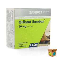 ORLISTAT SANDOZ HARDE CAPS 84 X 60 MG
