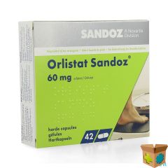 ORLISTAT SANDOZ HARDE CAPS 42 X 60 MG