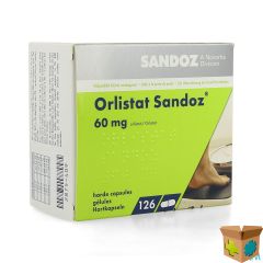 ORLISTAT SANDOZ HARDE CAPS 126 X 60 MG