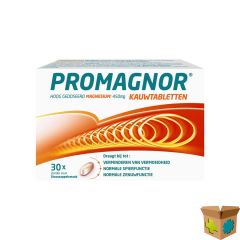 PROMAGNOR CITROEN Z/SUIKER KAUWTABLETTEN 30X450MG