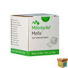 MEFIX ZELFKLEVENDE FIXATIE 5,0CMX 2,5M 1 310570