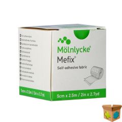 MEFIX ZELFKLEVENDE FIXATIE 5,0CMX 2,5M 1 310570