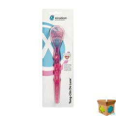 MIRADENT TONGSCHRAPER DELUXE ROZE