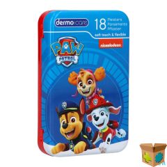 DERMO CARE SOFT&SENS. PAW PATROL PLEIST. STRIPS 18