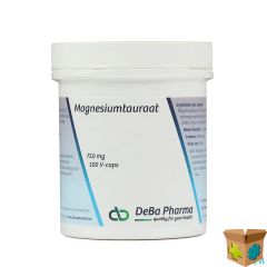 MAGNESIUMTAURAAT V-CAPS 100X750MG DEBA