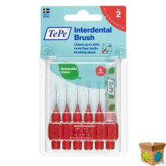 TEPE INTERDENTAL BRUSH 0,50MM RED 6