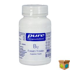 PURE ENCAPSULATIONS B12 FOLAAT POT ZUIGTABL 90