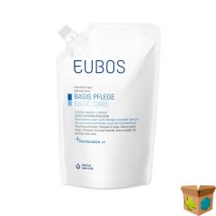 EUBOS ZEEP VLOEIBAAR BLAUW N/PARF REFILL 400ML
