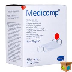 MEDICOMP KP STER 4L 7,5X7,5CM 30G 25X2