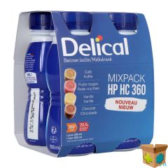 DELICAL HPHC 360 MIXPACK 4X200ML