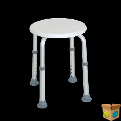 DOUCHESTOEL RONDE ZITTING DINO VERSTELB. 34-52CM