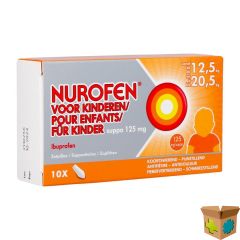 NUROFEN KIND 125MG SUPPO 10X125MG