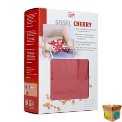 SISSEL CHERRY KERSENPITKUSSEN 23X26CM ROOD