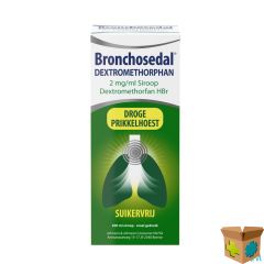 BRONCHOSEDAL DEXTROMETHORP SIR SUIKERVRIJ 200ML