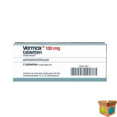 VERMOX TABL 6X100MG