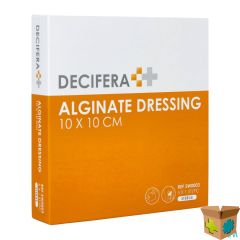 DECIFERA ALGINATE DRESSING 10X10CM 5