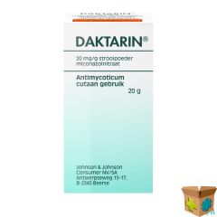 DAKTARIN PULV DERM 1 X 20 G 2%