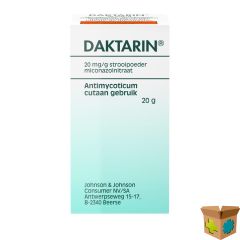 DAKTARIN PULV DERM 1 X 20 G 2%