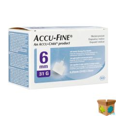 ACCU FINE 31G 6MM 100
