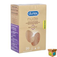 DUREX NUDE NO LATEX CONDOOMS 20