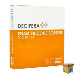 DECIFERA FOAM SILICONE BORDER 10X10CM 5